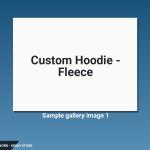 Custom Hoodie - Fleece