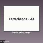 Letterheads - A4