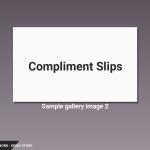 Compliment Slips