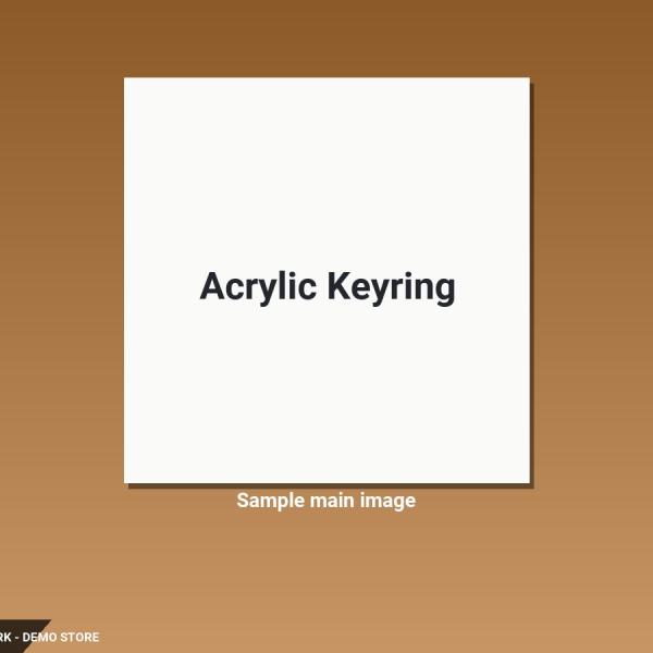 Acrylic Keyring