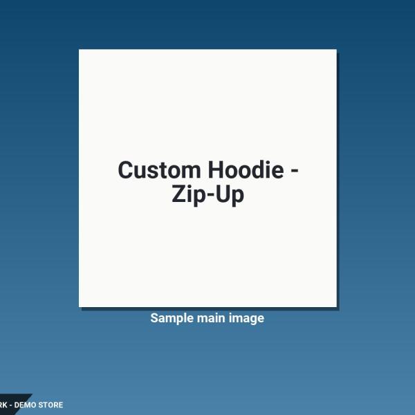 Custom Hoodie - Zip-Up